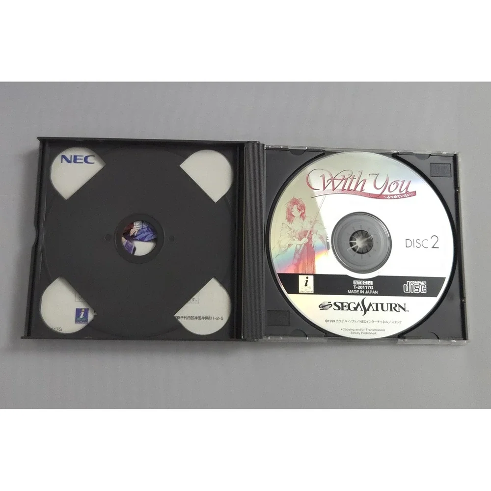 With You: Mitsumete Itai - Sega Saturn - Japan Import CIB w/ Inserts - US Seller